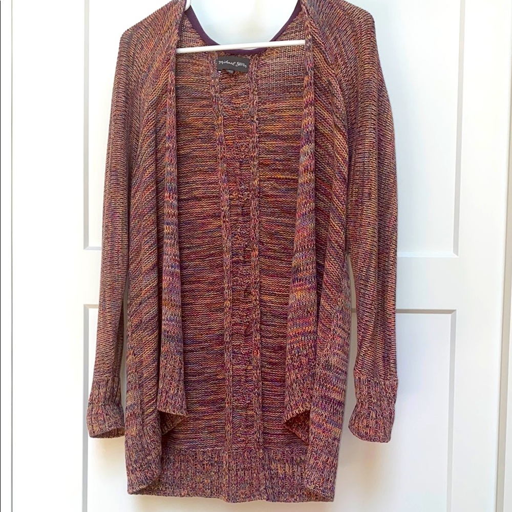 Michael Stars Rainbow Cardigan Sweater